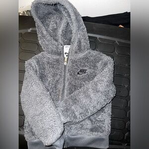 Boys 2T Nikes zip up sweater